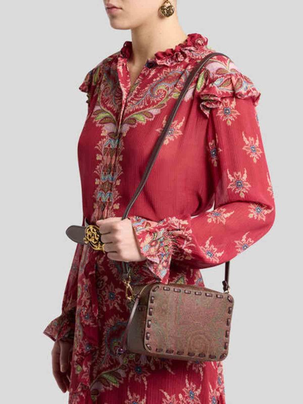 ETRO: Bolsas bandoleras online - Bolsa Bandolera - Marrón