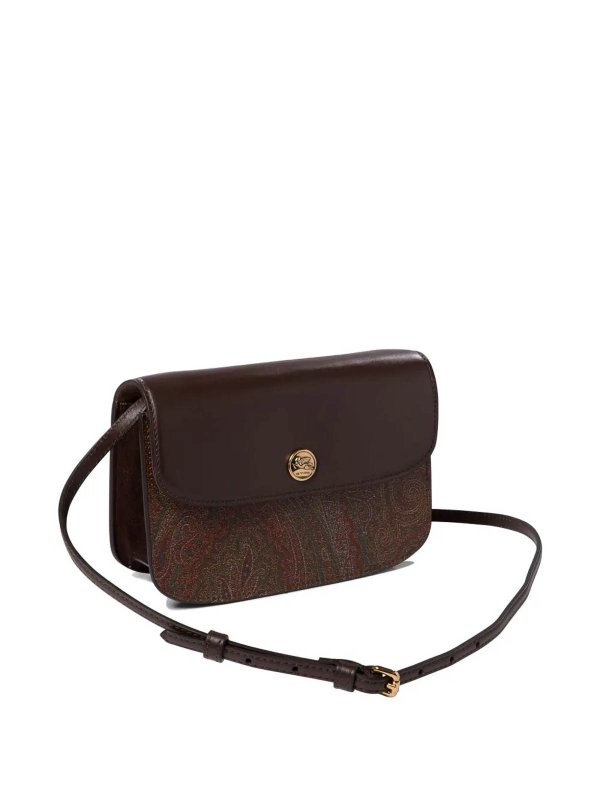 ETRO: borse a tracolla online - Borsa Crossbody Essential Arnica Brown