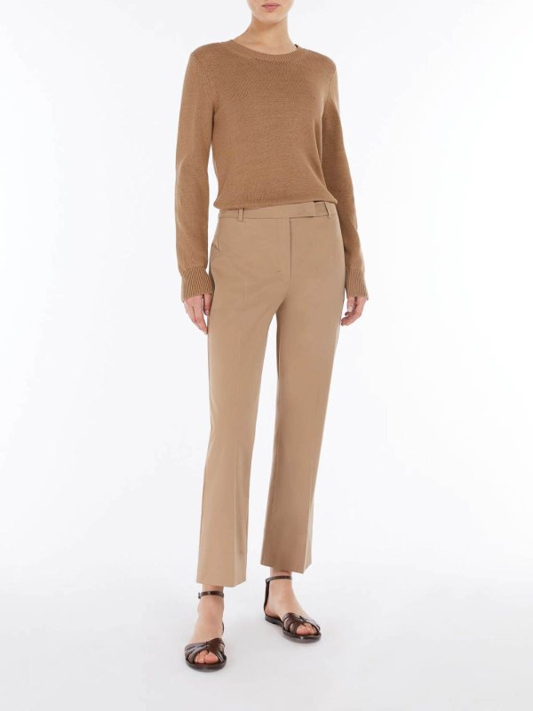 S MAX MARA: カジュアルトラウザー online - カジュアルパンツ - ベージュ