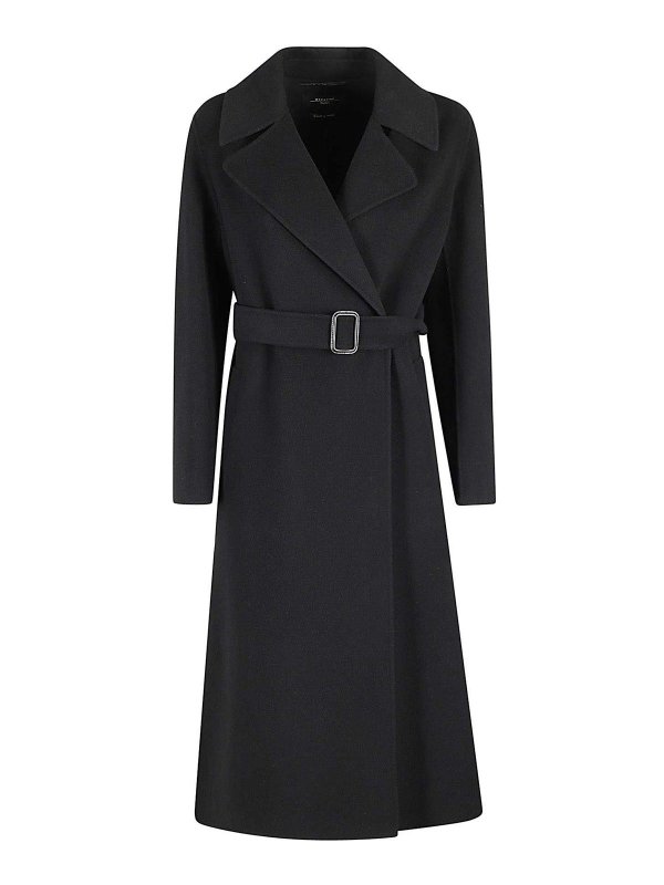 WEEKEND MAX MARA: Abrigos cortos - Abrigo Corto - Negro