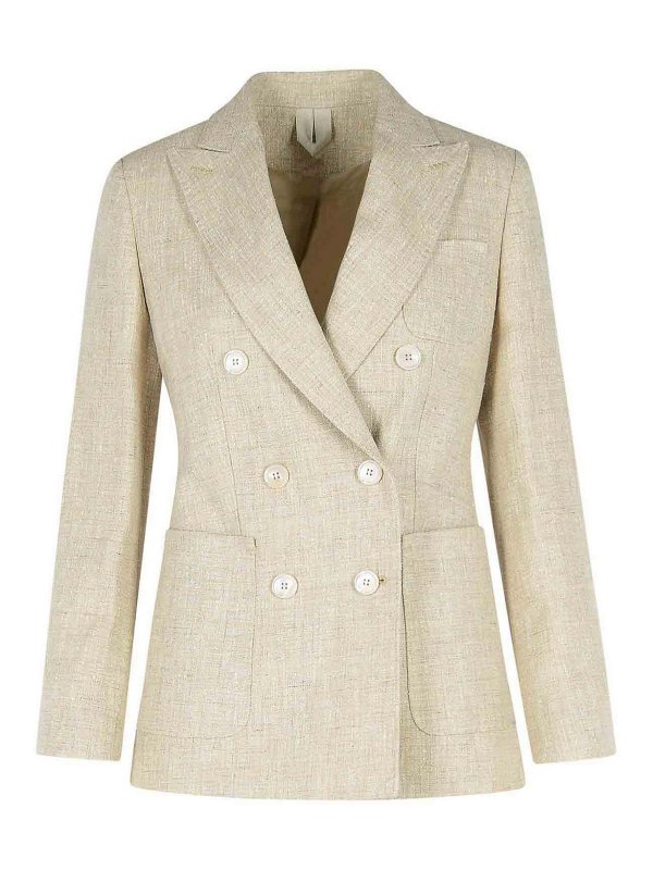 Max Mara: Blazer - Blazer - Weiß
