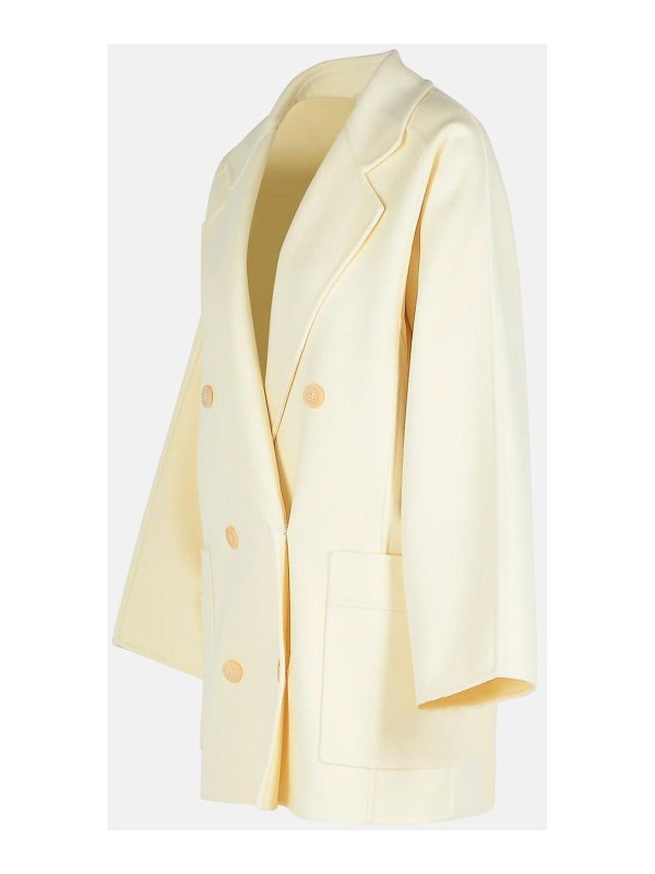 The Best Shops Max Mara: Kurze Mäntel - Kurzer Mantel - Weiß