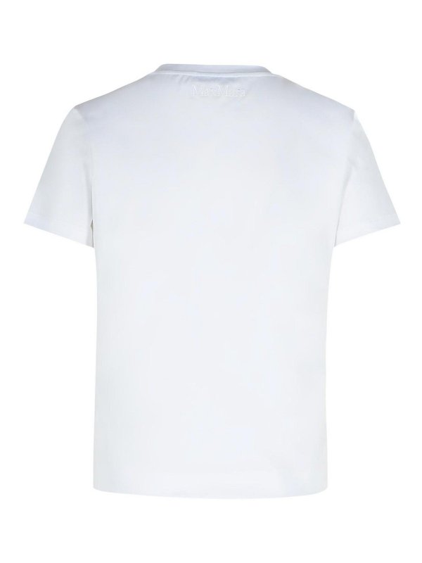 Max Mara: t-shirts online - Nernia White Cotton T-Shirt