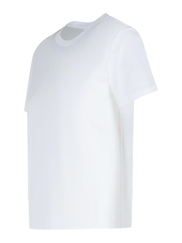 The Best Shops Max Mara: t-shirts - Nernia White Cotton T-Shirt