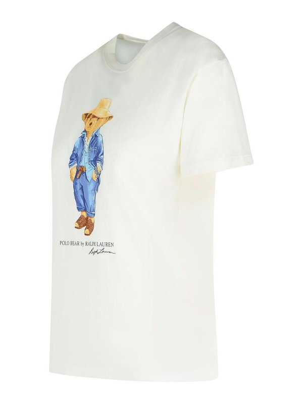 The Best Shops POLO RALPH LAUREN: t-shirts - White Cotton T-Shirt