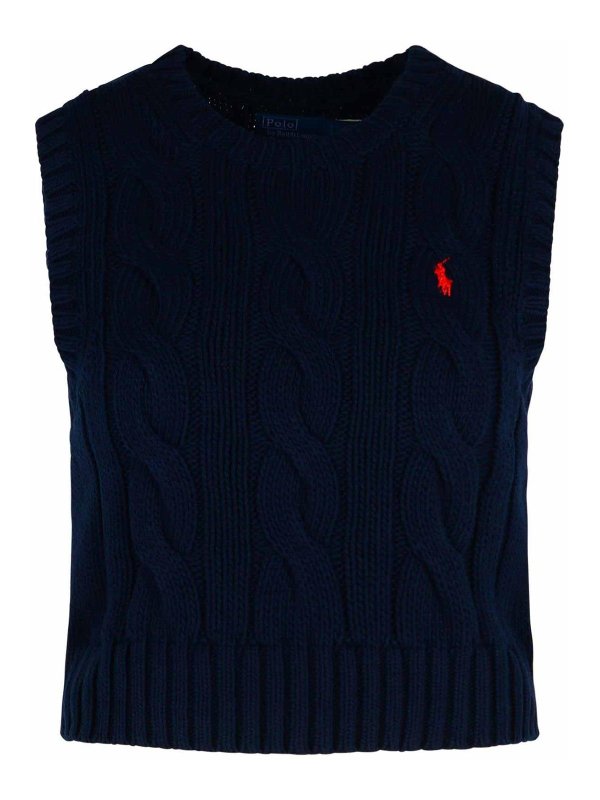 POLO RALPH LAUREN: ベスト - ベスト - ブルー