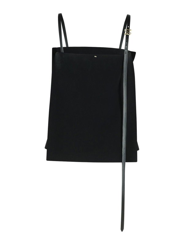 SPORTMAX: Knee length skirts & Midi online - Black Viscose Skirt