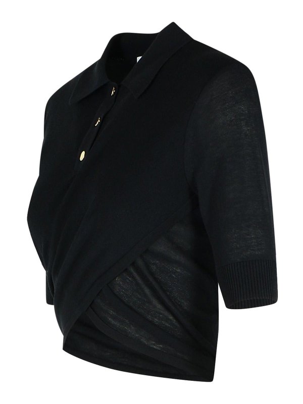 The Best Shops SPORTMAX: Tシャツ - フレアジーンズ - 黒