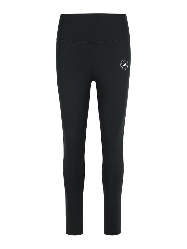 ADIDAS BY STELLA MCCARTNEY: leggings - Training Leggings In Black Polyester Blend