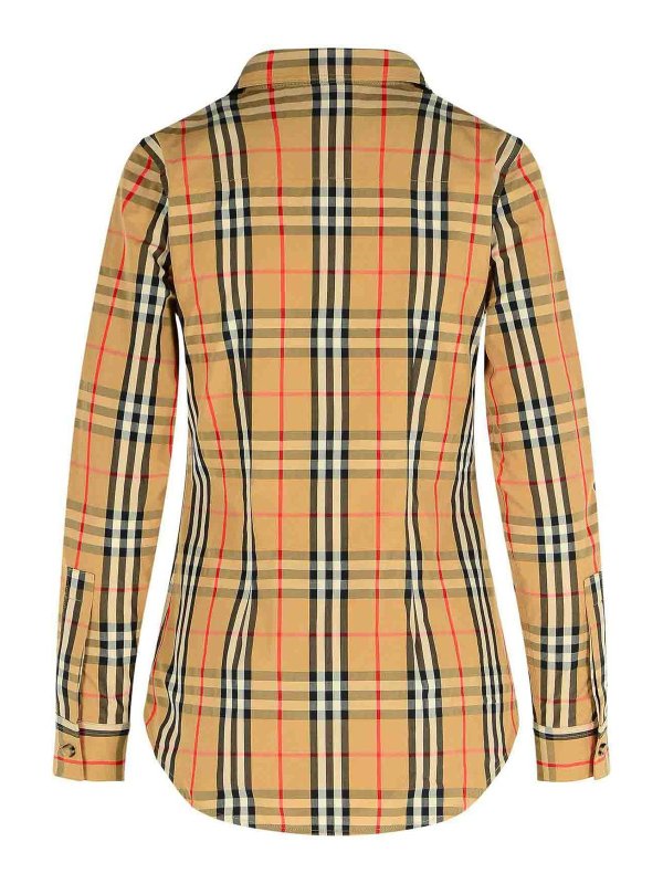 BURBERRY: shirts online - Beige Cotton Shirt