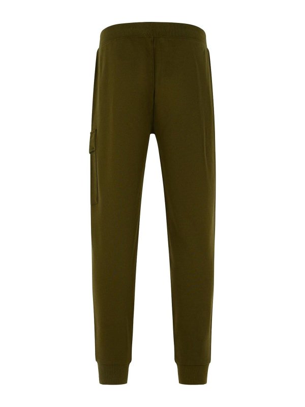 C.P. COMPANY: casual trousers online - Jogger Green Cotton Pants