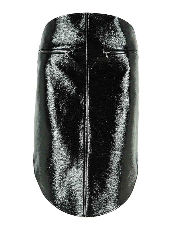 Courreges: Jupes midi et au genou - Jupe Midi - Noir