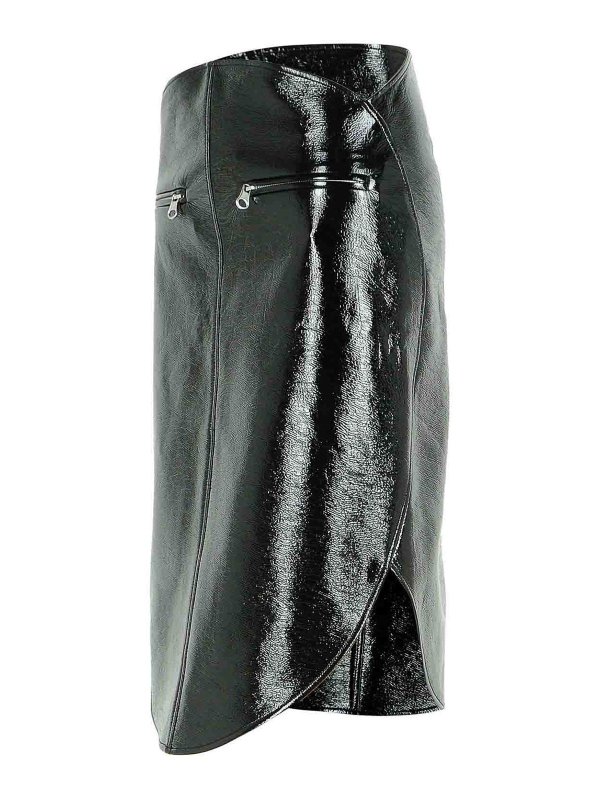 The Best Shops Courreges: Jupes midi et au genou - Jupe Midi - Noir