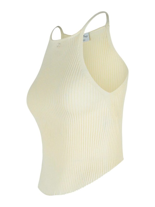 The Best Shops Courreges: Tops und Tank Tops - Top - Weiß