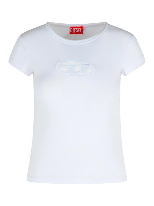 DIESEL: Camisetas - Camiseta - Blanco