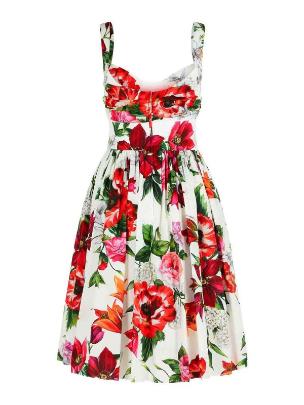 DOLCE & GABBANA: Kurze Kleider online - Kurzes Kleid - Weiß