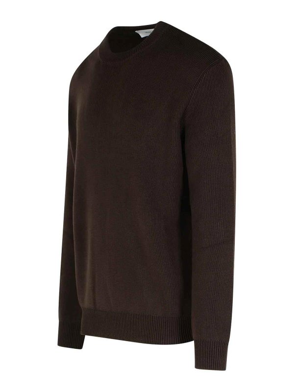 The Best Shops GOLDEN GOOSE: Pull col rond - Pull Col Rond - Marron