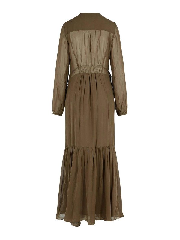 ISABEL MARANT: マキシドレス online - マキシドレス - 緑