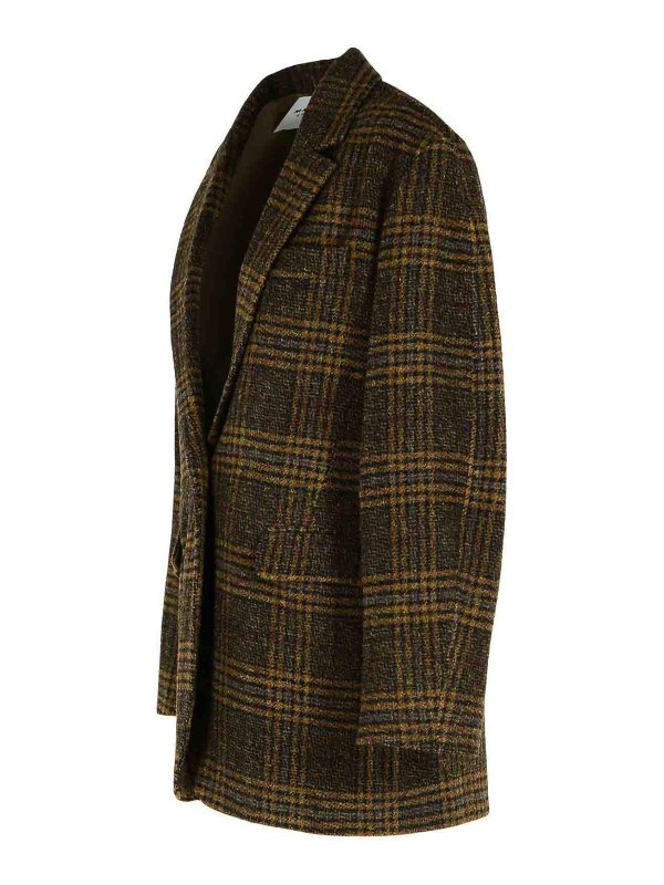 The Best Shops ISABEL MARANT: blazers - Gesina Khaki Virgin Wool Blazer