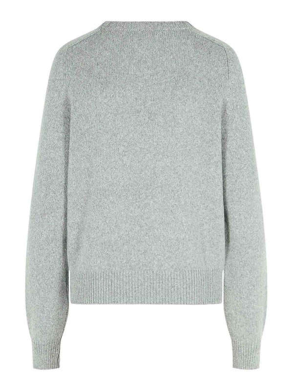 KHAITE: Strickpullover mit Rundhalsausschnitt online - Rundhalspullover - Grau