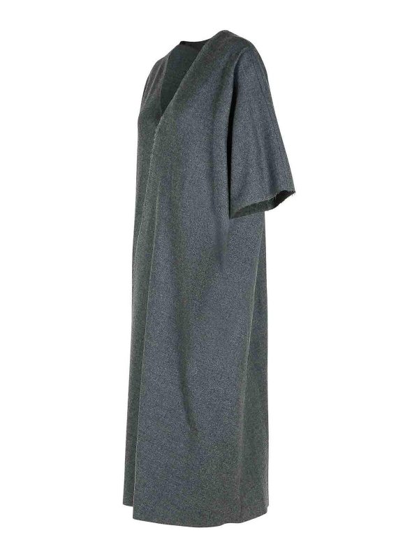 The Best Shops MM6 MAISON MARGIELA: Maxikleider - Maxikleid - Grau