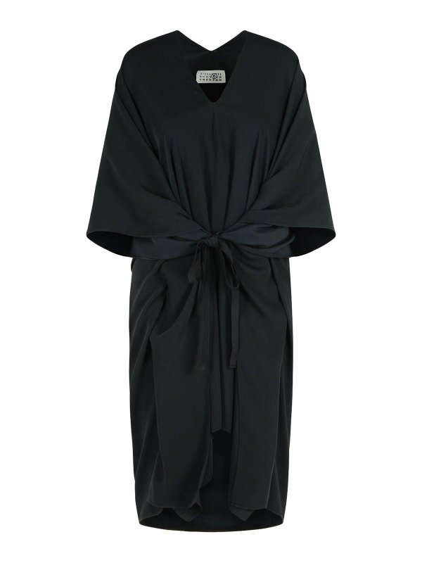 MM6 MAISON MARGIELA: マキシドレス - マキシドレス - 黒