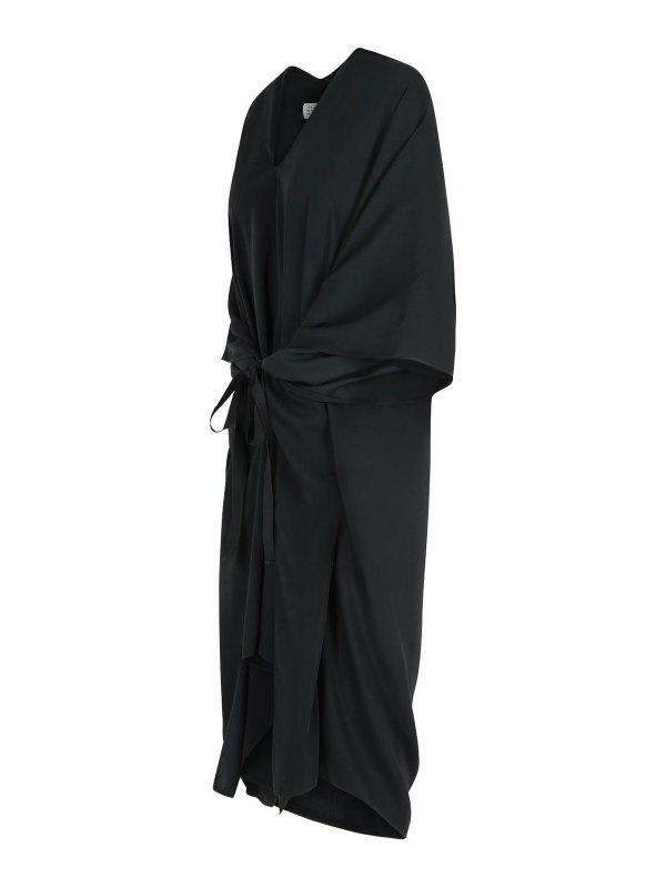 The Best Shops MM6 MAISON MARGIELA: マキシドレス - マキシドレス - 黒