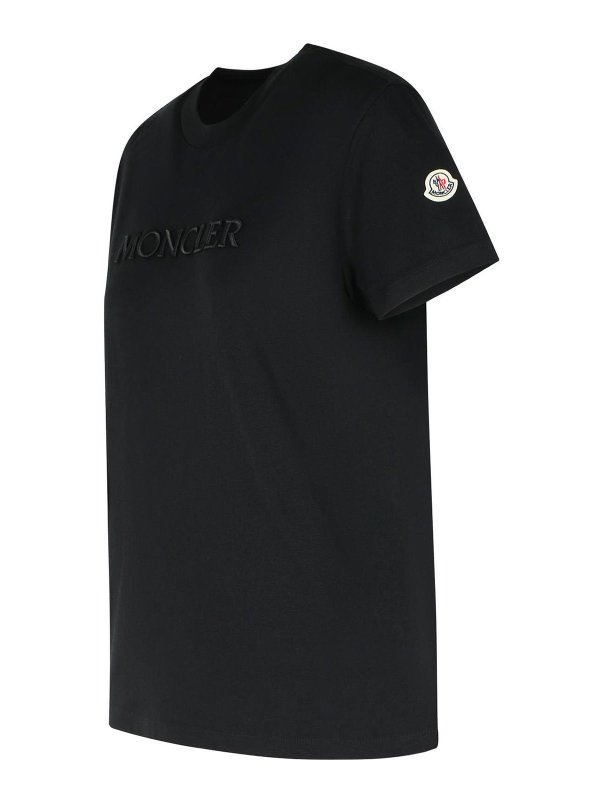 The Best Shops MONCLER: T-shirts - T-Shirt - Schwarz