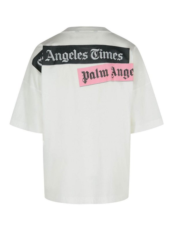 Palm Angels: T-shirts online - T-Shirt - Weiß