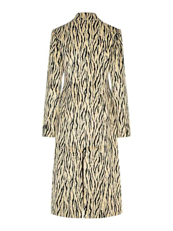 ROTATE Birger Christensen: short coats online - Printed Faux Fur Coat