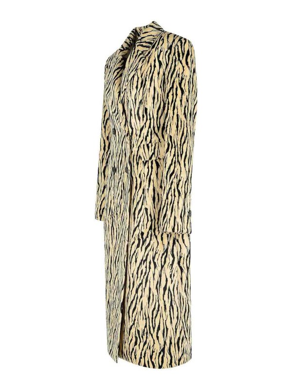 The Best Shops ROTATE Birger Christensen: short coats - Printed Faux Fur Coat