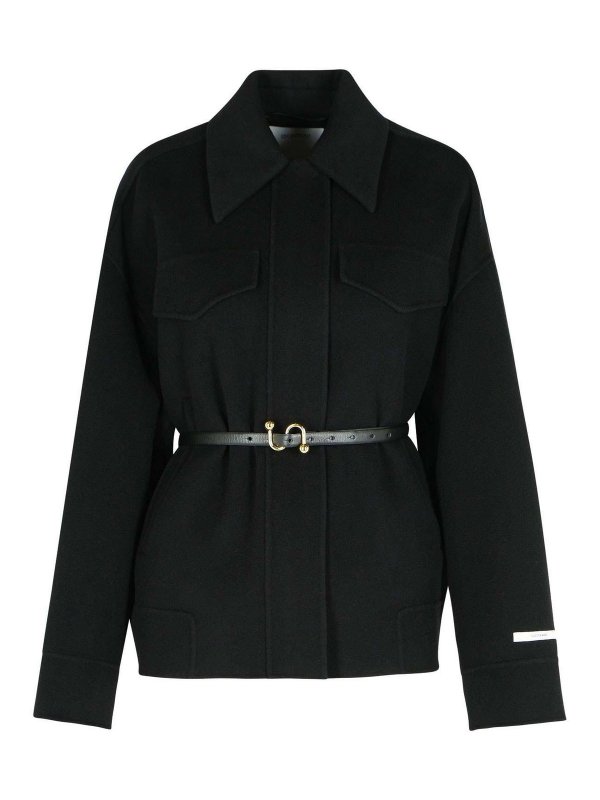 SPORTMAX: Casualjacken - Casualjacke - Schwarz