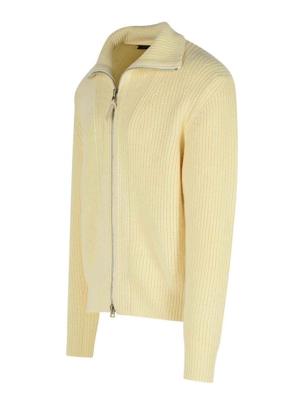 The Best Shops TOM FORD: crew necks - Ivory Wool Blend Sweater