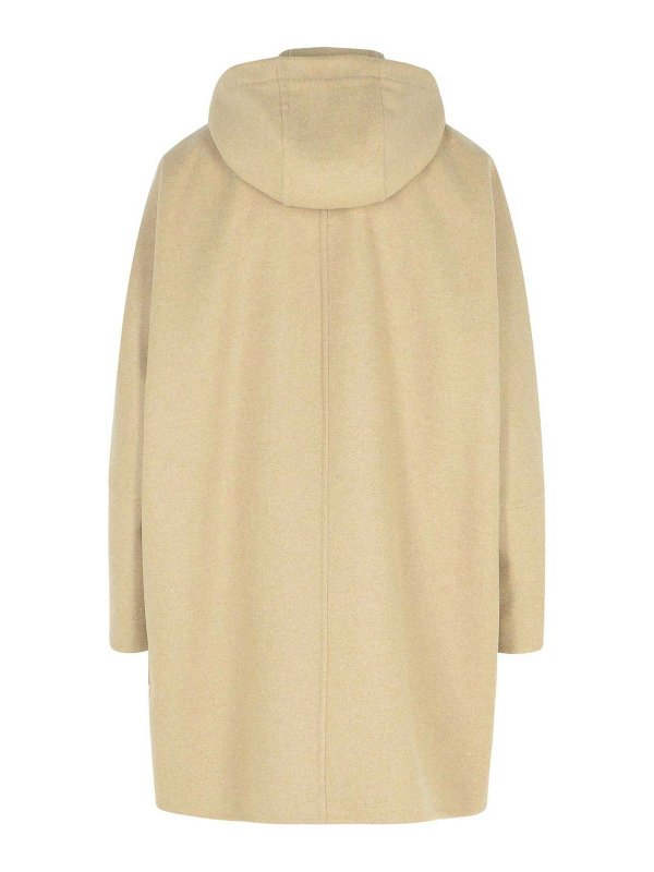 Max Mara: short coats online - Arturo1234 Beige Wool Blend Coat