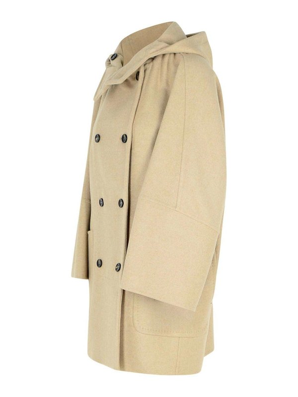 The Best Shops Max Mara: short coats - Arturo1234 Beige Wool Blend Coat