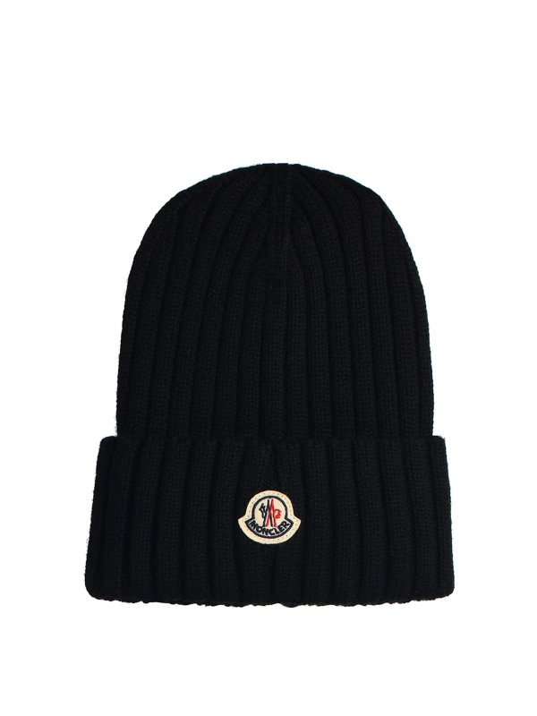 MONCLER: Mützen - Mütze - Schwarz