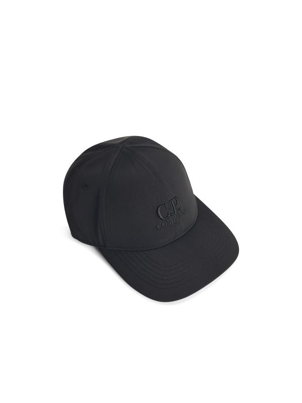 C.P. COMPANY: hats & caps online - Black Polyamide Hat
