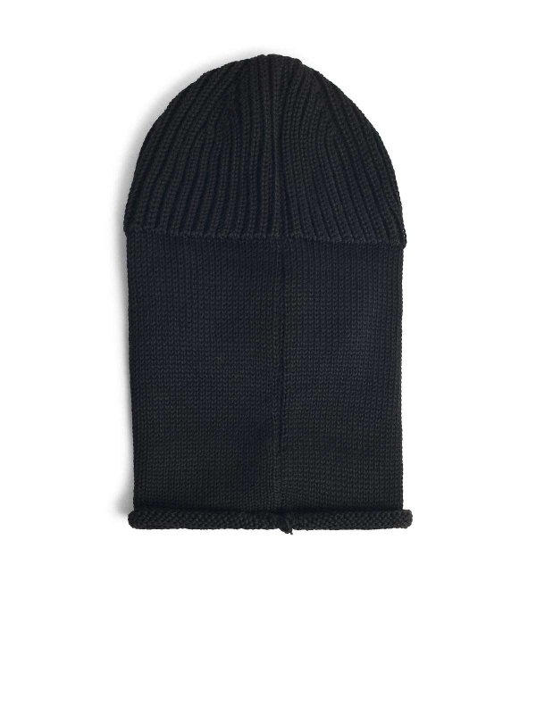 The Best Shops C.P. COMPANY: hats & caps - Black Wool Balaclava