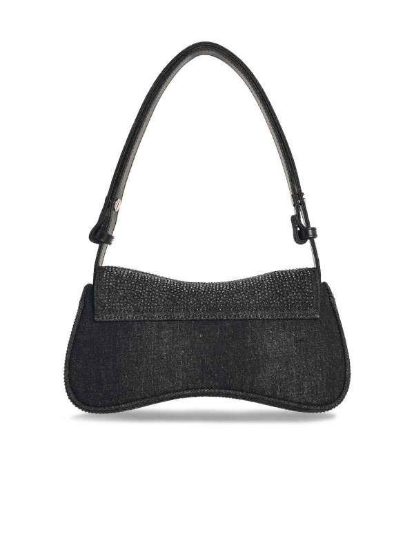 The Best Shops DIESEL: borse a tracolla - Gioca alla borsa in denim nero