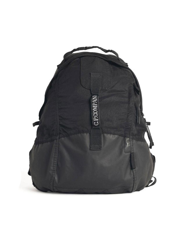 C.P. COMPANY: backpacks - Black Polyamide Backpack