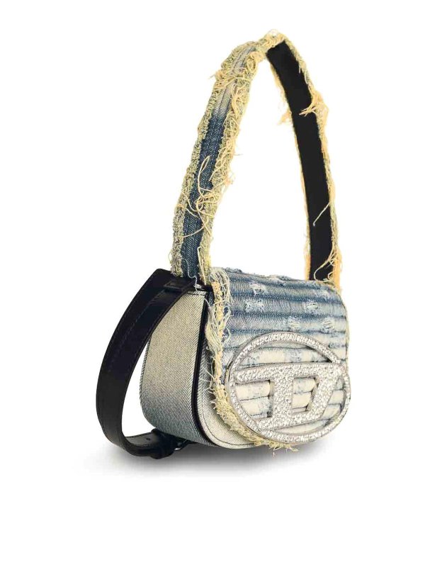 DIESEL: Sacs bandoulière online - Sac Bandoulière - Bleu Clair