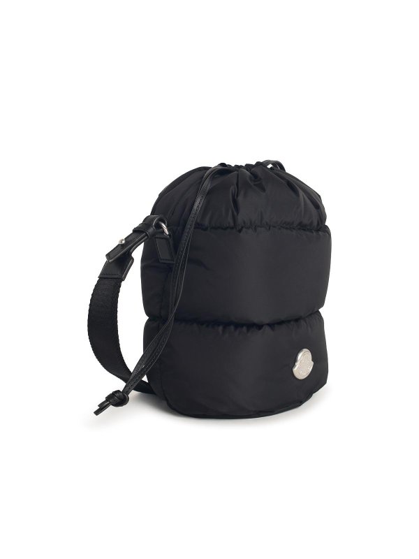 MONCLER: cross body bags online - Caradoc Bucket Bag In Black Polyamide