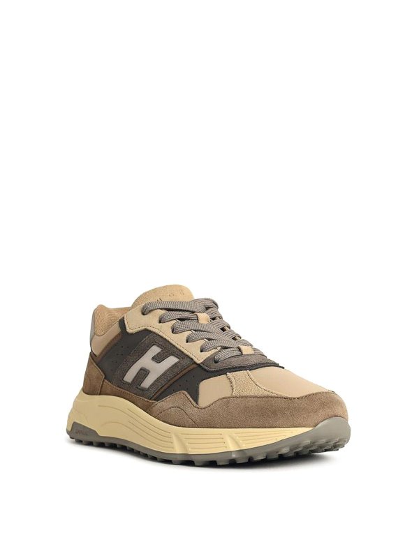 HOGAN: trainers online - Yperligt Brown Leater Sneakers