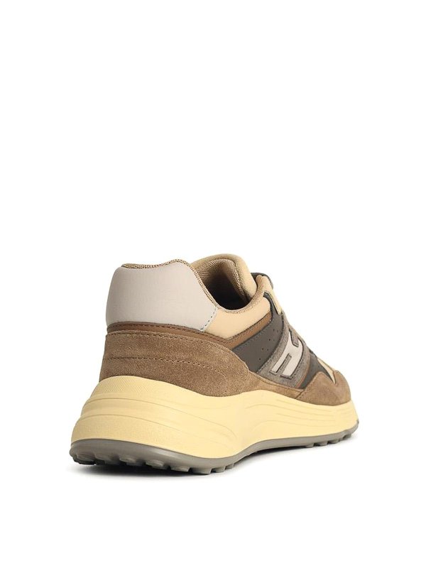 The Best Shops HOGAN: trainers - Yperligt Brown Leater Sneakers