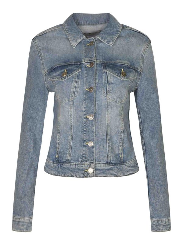 DONDUP: ショートコート - ショートコート - ライトウォッシュ