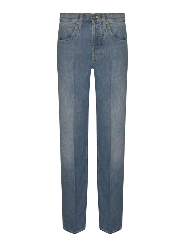 DONDUP: トラウザーショーツ - ショートパンツ - ライトウォッシュ