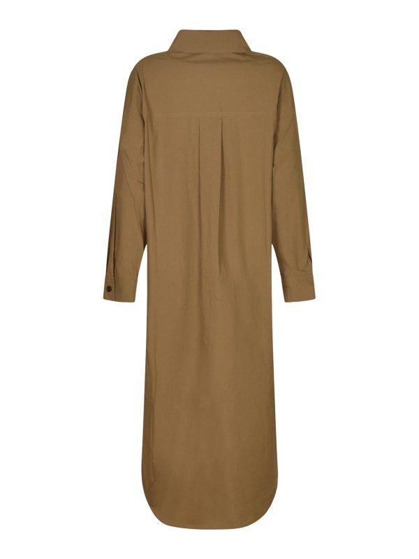 P.A.R.O.S.H.: Vestidos largos online - Vestido Largo - Beis