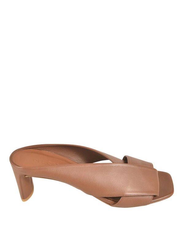 FABRIZIO DEL CARLO: Sandales - Sandales - Camel