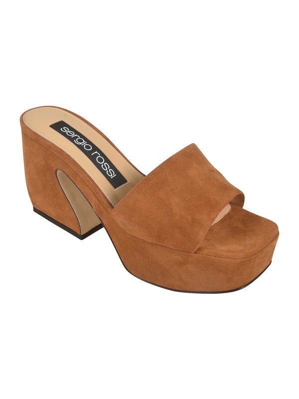 SERGIO ROSSI: Sandalen online - Sandalen - Braun