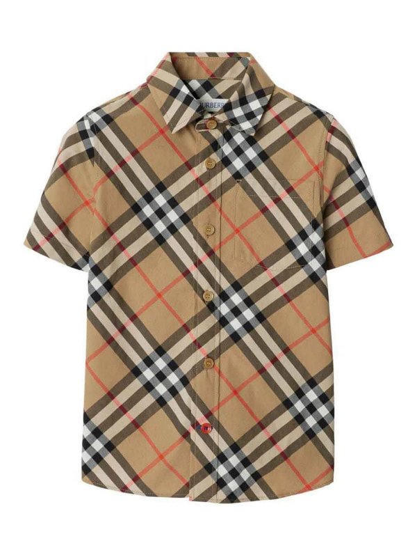 BURBERRY: shirts - Vintage Check short sleeve shirt